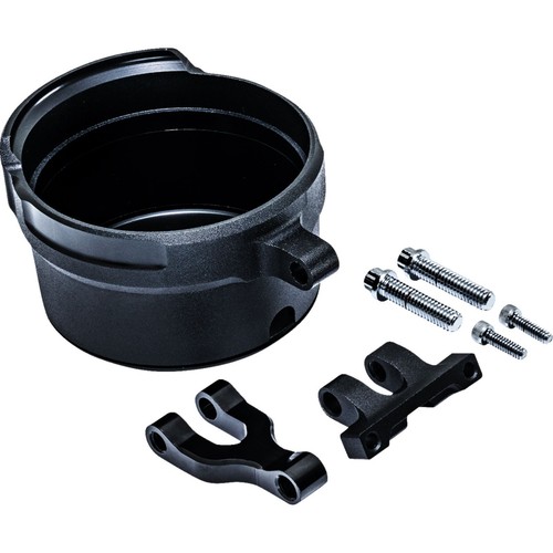 Performance Machine Gauge Relocation Kit - Round - Black 0208-2192-SMB - Picture 3 of 8