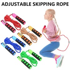 Jump Skipping Rope Plain Fitness Adjustable Kids With Counter Indoor Fitness