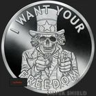 1oz 2020 Uncle Fear Proof Silver Shield Only 2,227 Minted Slave Uncle with COA