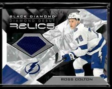 2021-22 Upper Deck Black Diamond Debut Relics Ross Colton #DD-RC