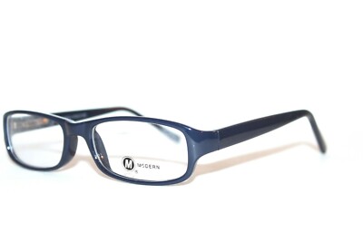 BRAND NEW MODERN OPTICAL STRUCTURE NAVY BLUE EYEGLASSES ADULTS FRAMES 52-17-135