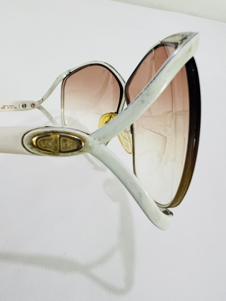 Christian Dior サングラス 2056 90 67Z 03 CHRISTIAN DIOR 2056 67mm BUTTERFLY BIFOCAL Sunglasses White