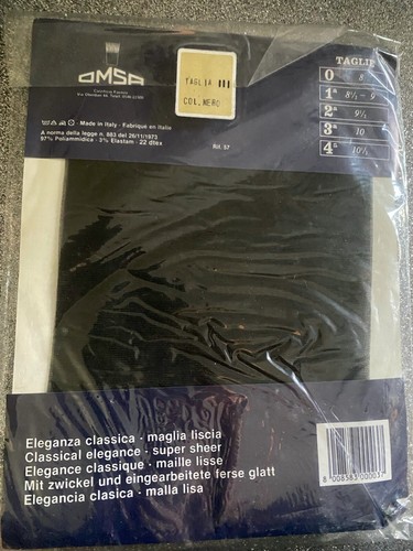 💎 COLLANT VINTAGE OMSA OMSELLA MAGLIA LISCIA 20 DEN RHT PANTYHOSE - Zdjęcie 4 z 11