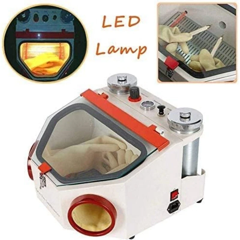 Machine de sablage fin à double stylo Sableuse de laboratoire dentaire - Photo 2/4