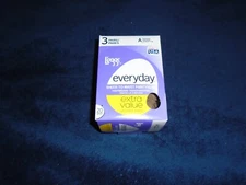 New 3 Pairs in Box, L'eggs Everyday Sheer-to-Waist Pantyhose, Size A, Nude