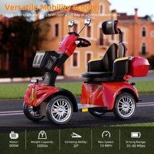 800 W Fat Tire Scooter with Comfortable Seat and Adjust Seat and Front Handle