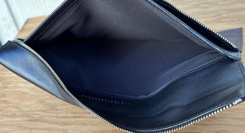 VICTORIA BECKHAM Elegant Leather Pouch, Clutch, Folio Case. EUC - Picture 8 of 14