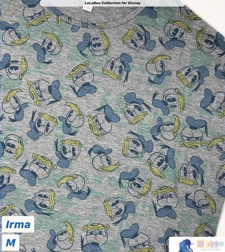 Nuevo tops/camisas LuLaRoe Disney Irma talla M. Maléfica, pato Donald, cruella nuevo con etiquetas - Imagen 11 de 23