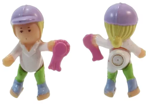 1995 Vintage Polly Pocket Dolls Pony Jumpin' Fun - Polly Bluebird Toys
