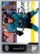 2021-22 Upper Deck #396 John Leonard San Jose Sharks