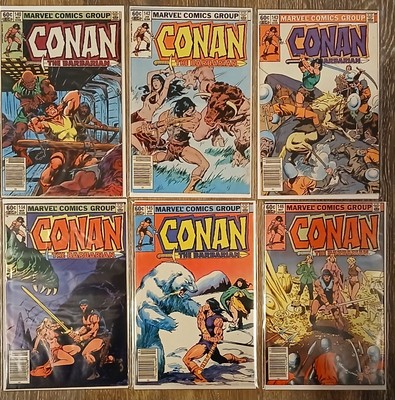 Conan The Barbarian Marvel Comics (9) Comics Lot Issues 140 & 142-149