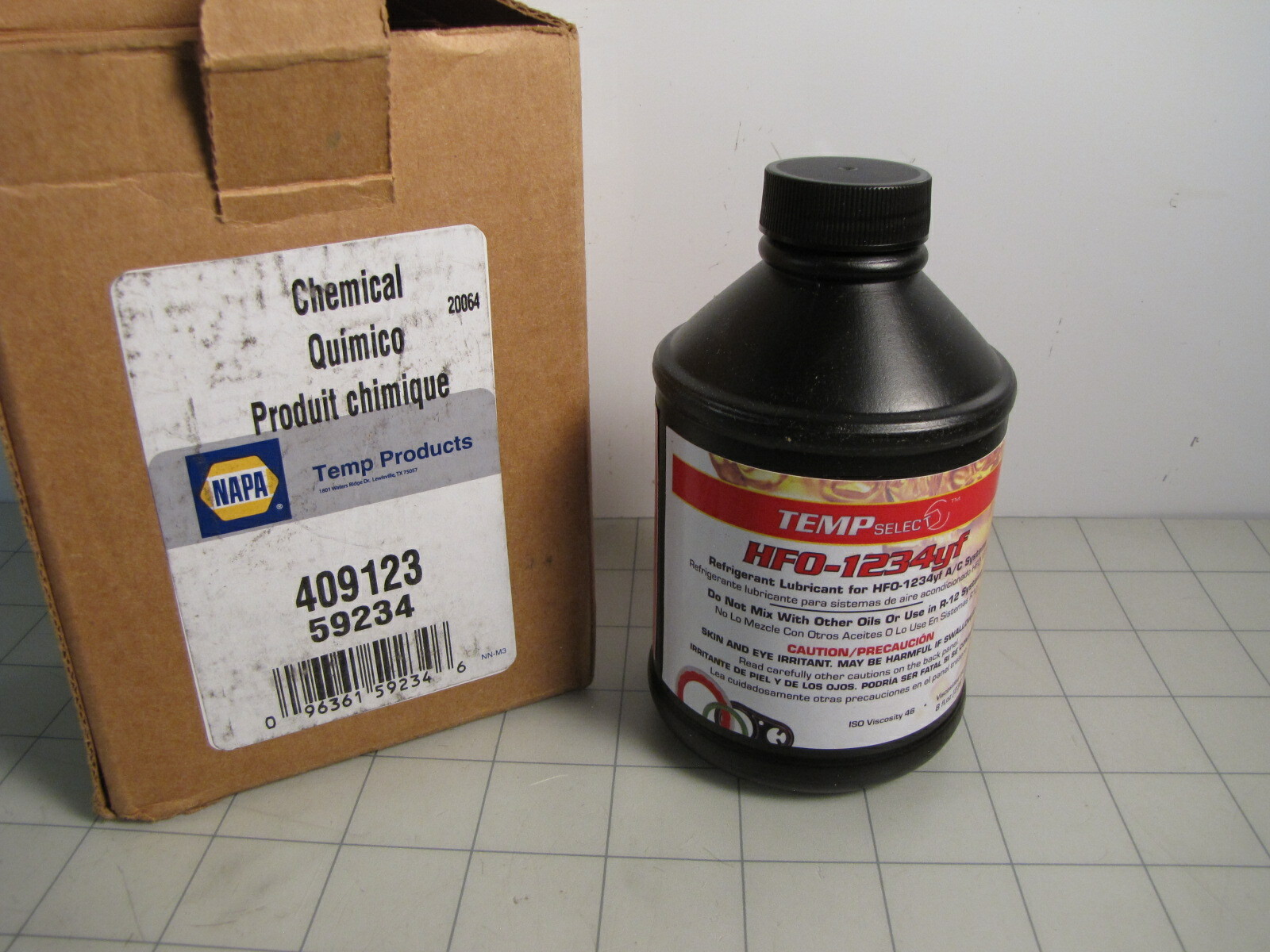 Napa 409123 / 59234 Temp Select Refrigerant Lubricant for HFO1234YF A