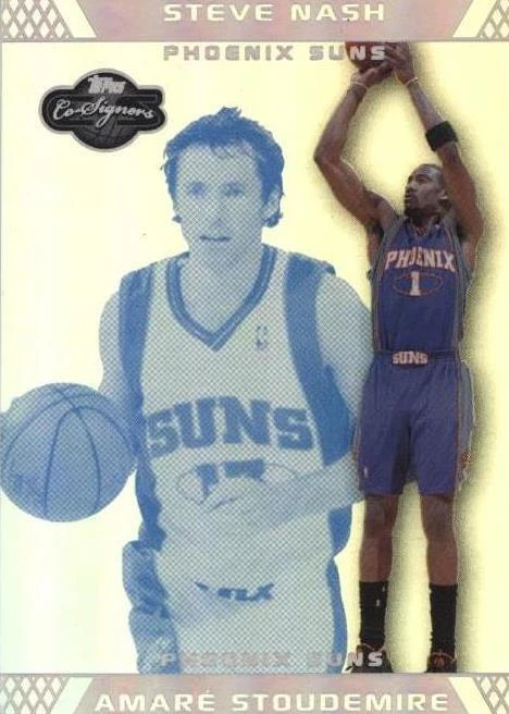 2007-08 Topps Co-Signers - Amar'e Stoudemire/Steve Nash #4