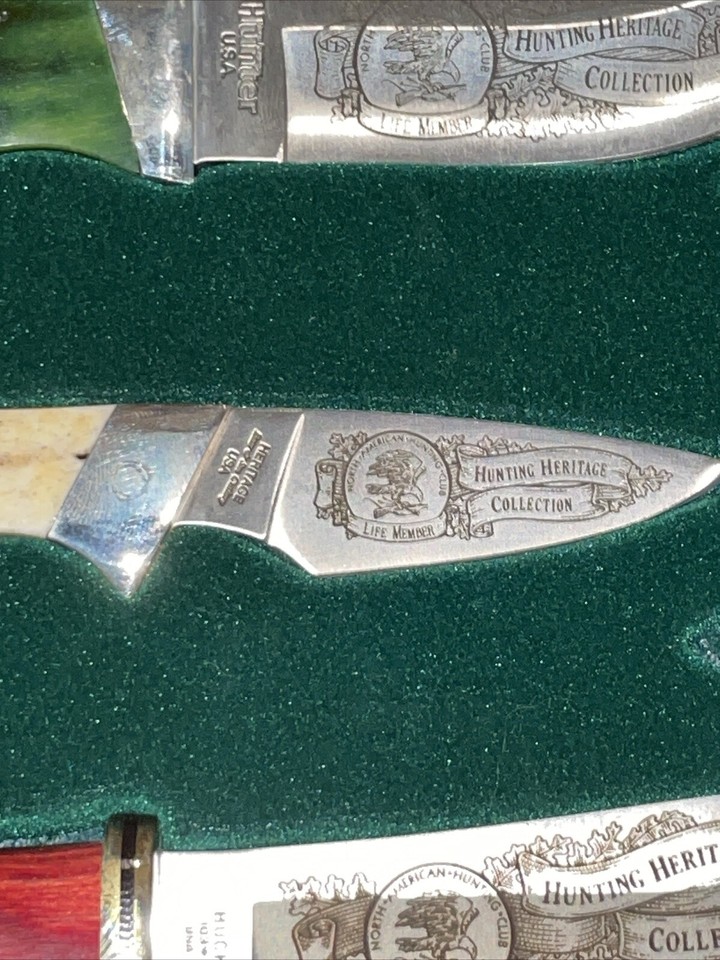 Hunting Heritage Collection Knife Set, Schrade, Case, Camillus, Buck
