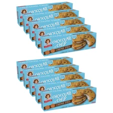Little Debbie Chocolate Chip Creme Pies, 10 Boxes with Vanilla Creme