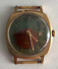 Sekonda, 21 Jewels, Gold-plated AU20, Wrist Watch