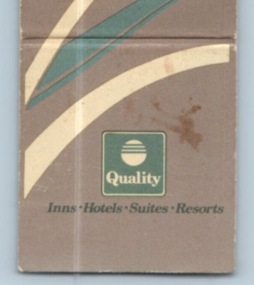 Matchbook Cover Quality Inn Hotel Suite Resort MBC2M