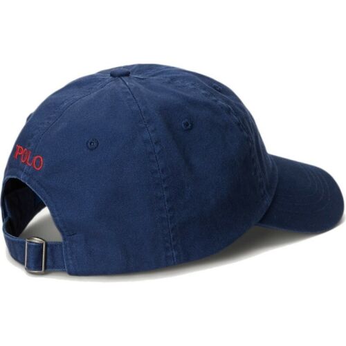 Polo Ralph Lauren Unisex Adult Curved Brim Adjustable Sports Hat Cap Navy Blue - Picture 2 of 3