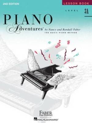 Level 3A - Lesson Book: Piano Adventures - Paperback By Faber, Nancy - GOOD
