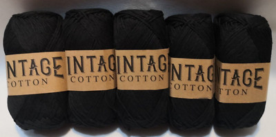 Vintage Baumwolle DK Garn zum Stricken/Häkeln 10 x 100g V3 Versand 1. Klasse