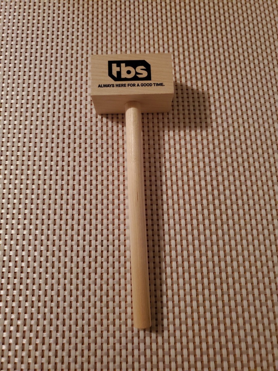 TBS Superstation Very Funny TV Station WOODEN MALLET Wipeout Promo