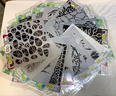 NEW The Crafters Workshop 12'' X 12'' Plastic Template Stencil (Multiple Listing)