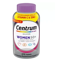 Centrum Silver Women 50+ Multivitamin 275 Tablets Supplement Non-GMO Gluten Free