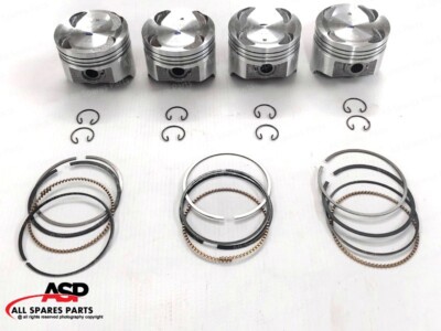 Oversize 0.20 Piston Kit Fit 86-95 Suzuki Samurai SJ413 1.3L G13BB