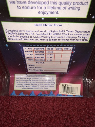 Space Jam Tweety Bird-Sylvester Stylus Collectors Pen Set Warner Bros-NEW-SEALED - Picture 12 of 12