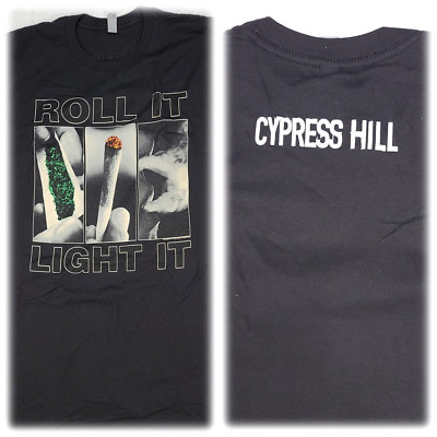 Cypress Hill Roll It Light It T Shirt XL Next Level 2012 Marijauna Weed NEW #p87