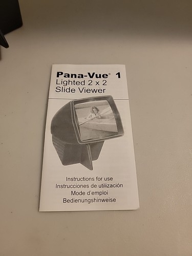 Visor deslizante Pana-Vue iluminado automático 2x2 que funciona con batería vintage - Imagen 5 de 5