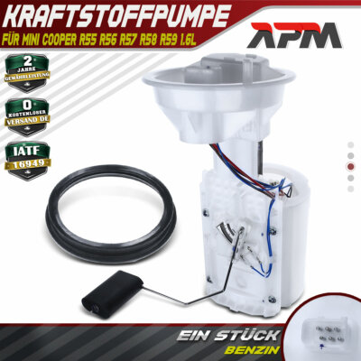 Kraftstoffpumpe Fördereinheit 6-Polig für MINI Mini R56 Clubman 1.6L Benzin