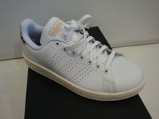 NIB Adidas Advantage Women's Athletic Tennis White Casual Sneaker Trainers 8.5
