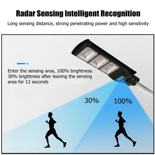 Outdoor Solar Wall Lights LED Motion Sensor Bright Flood Street Lamp 3 Modes - Picture 76 of 104