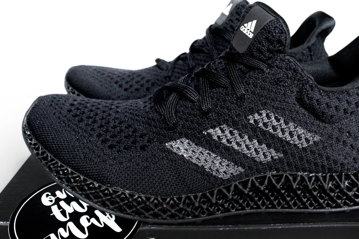 Adidas Futurecraft 4D Triple Black Carbon Boost UK US EUR 42