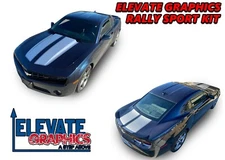 For Chevy Camaro Decals Hood Rally Sport Graphics Vinyl Stripes 3m 2010-2015