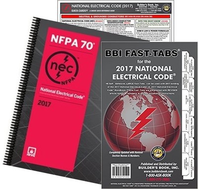 NFPA 70 National Electrical Code NEC 2017 SPIRAL WITH BBI TAB & QUICK CARD