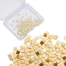 200Pcs Gold Chip Solder 24K Gold Plated Brass Solder Chips Flux