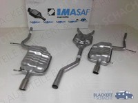 Imasaf Auspuffset MSD + ESD für Audi A4 Quattro 2.0 Tfsi 162KW 2005-2008