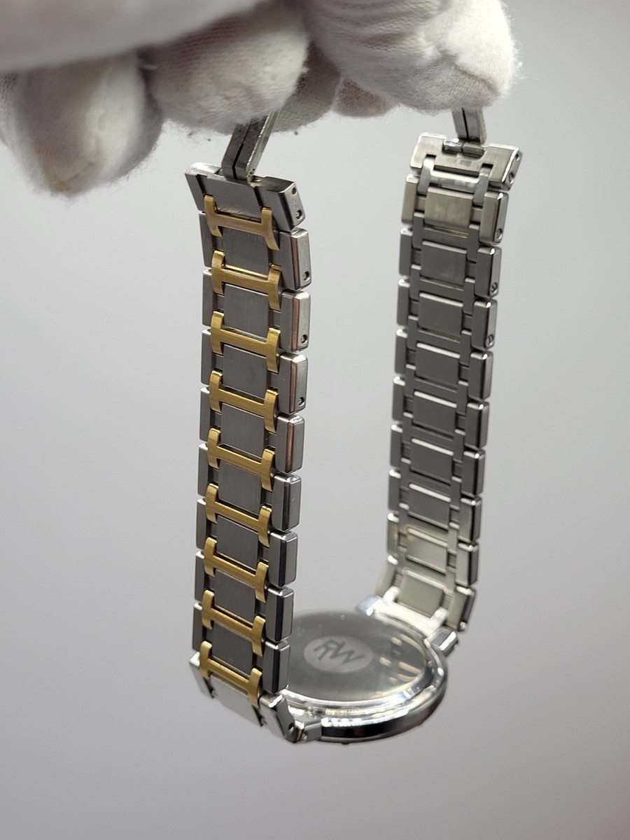 RARE [N. MINT] 35mm Raymond Weil 8800 Swiss Men's 18k Gold Bezel