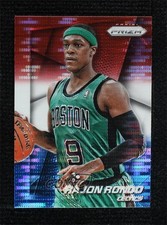 2014-15 Panini Prizm Red White & Blue Pulsar Prizm Rajon Rondo #150 0b3