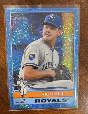 2025 Topps Heritage High Number Rich Hill Sparkle Kansas City Royals #593