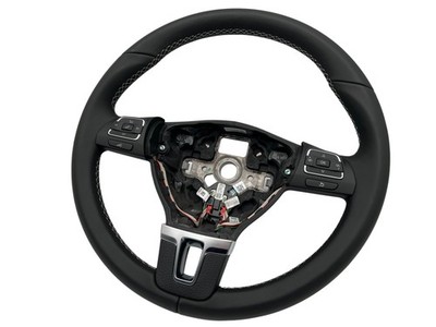 VW Leather Multifunction Steering Wheel DSG for Tiguan Touran Caddy 3 1T3
