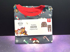PAW PATROL Christmas Toddler 2-Piece Pajama Set 2T new with tags chase Marshall