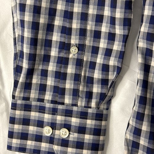 Camisa de vestir Pronto Uomo para hombre talla 18,5 34/35 algodón ajustado sin planchar nueva con etiquetas - Imagen 5 de 8