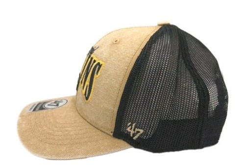 Boston Bruins Sombrero 47 Centenario Logo Colono Snapback Gorra Camionero 100 Caqui - Imagen 3 de 6