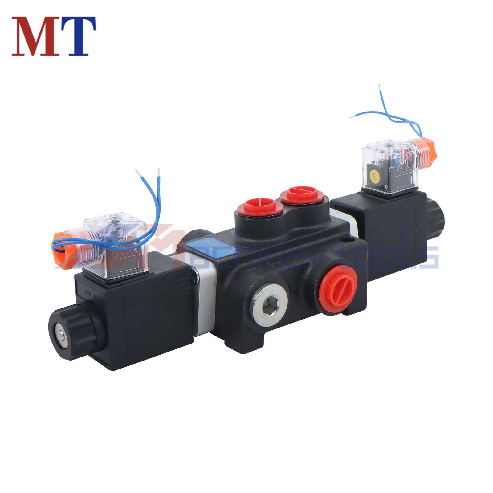 1 Spool Solenoid 12V DC Hydraulic Control Valve Double Acting 13 GPM 3600 PSI