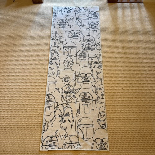 Ruggable Star Wars The Saga Flatwoven washable Rug Runner 2.5’ x 7’ with Pad