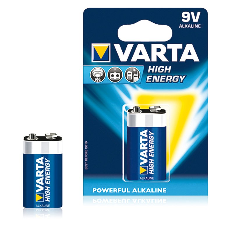 Varta Blister 1 Batteria 9V Longlife Power Alcalina 6LP3146 - Immagine 2