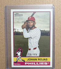 Topps Heritage High Number 2025 Johan Rojas Bicentennial #632/200 Phillies Card